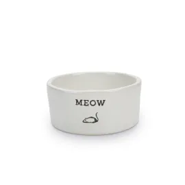 Beeztees Kedi Mama Su Kabı, Porselen, Beyaz, 11,5cm, 330ml