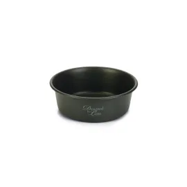 Beeztees DBL Köpek Mama Su Kabı, Mat Siyah Paslanmaz Çelik, 16cm, 940ml