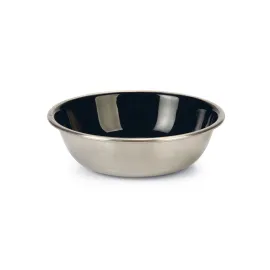 Beeztees Kedi Mama Su Kabı, Paslanmaz Çelik, Siyah, 13cm, 350ml