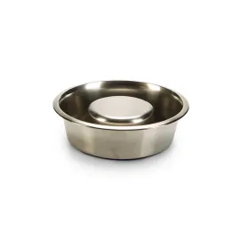Beeztees Köpek Yavaş Besleme Mama Kabı, Paslanmaz Çelik, 20cm