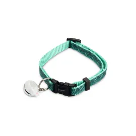 Beeztees Kedi Boyun Tasması, Zilli, Yeşil, 20-30cm