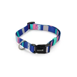 Beeztees Köpek Boyun Tasması, Renkli Kalın Çizgiler, 48-70cm, 25mm