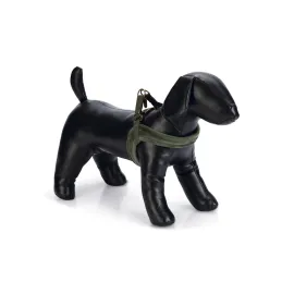Beeztees DBL Köpek Göğüs Tasması, Velur, Yeşil, XXS, 15mm x 36cm