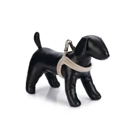 Beeztees DBL Köpek Göğüs Tasması, Velur, Gri, XXS, 15mm x 36cm
