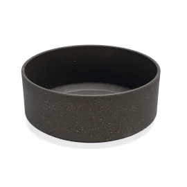 Beeztees DBL Köpek Mama Su Kabı, Bambu, Antrasit, 21cm, 1430ml