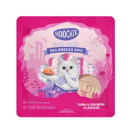 Moochie Sıvı Kedi Ödülü Ton-Somon 25x15 Gr