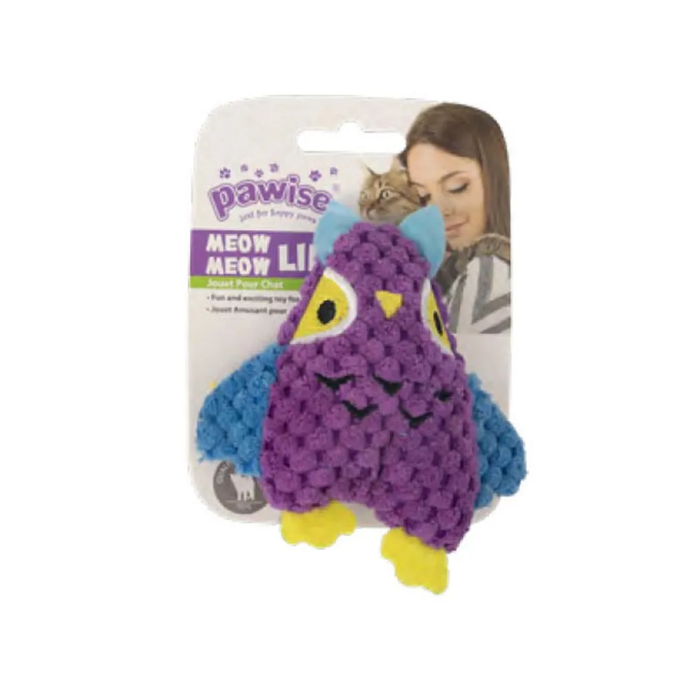 Pawise Örgü Kedi Oyuncağı Baykuş