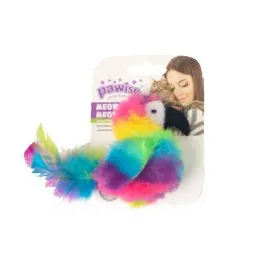 Pawise Örgü Kedi Oyuncağı Gökkuşağı Kuş