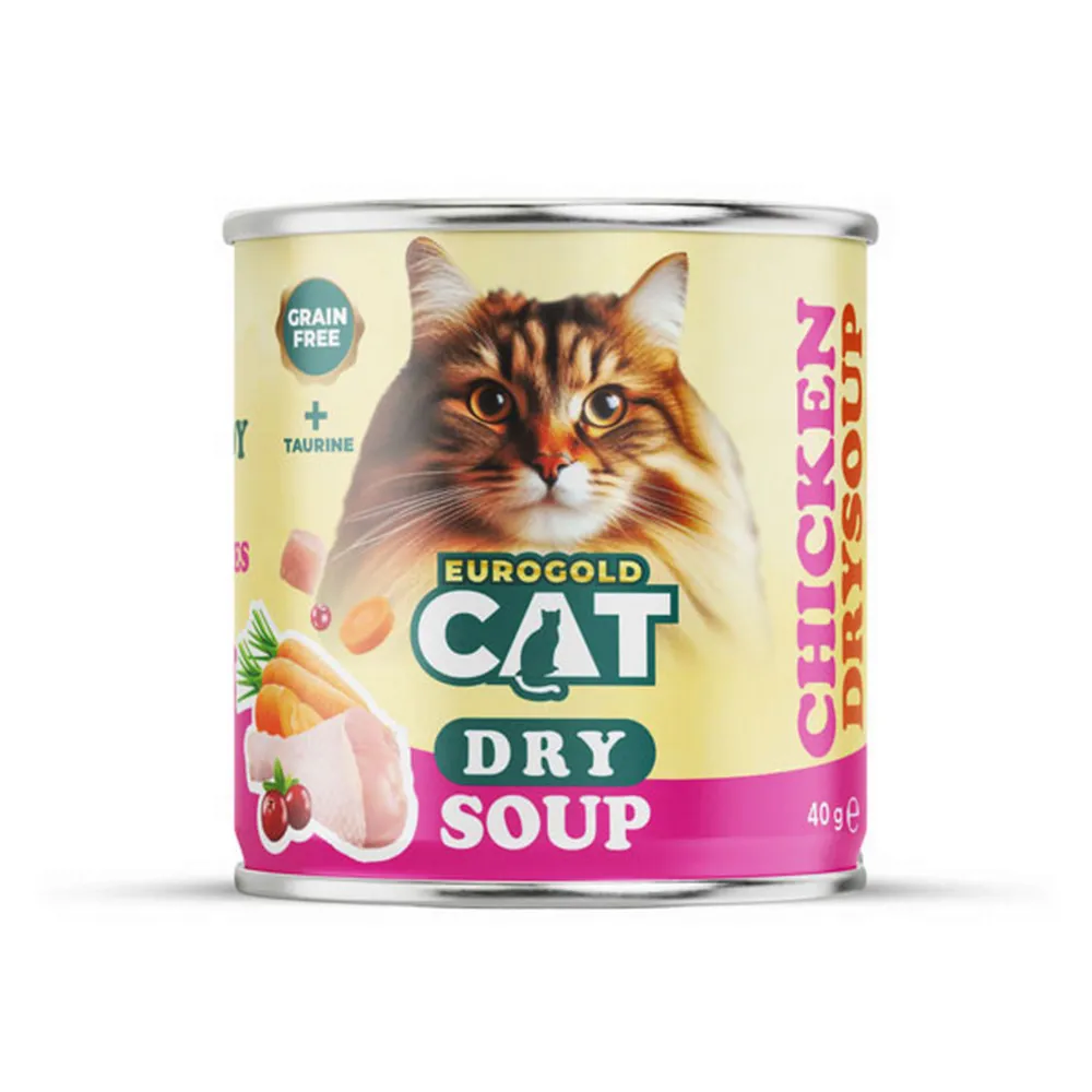 Eurogold Cat Kuru Çorba Tavuklu 40 Gr