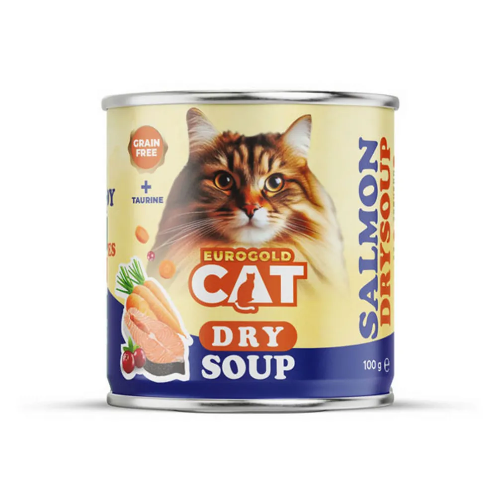 Eurogold Cat Kuru Çorba Somonlu 40 Gr
