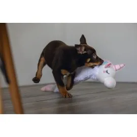 Beeztees Yavru Köpek Oyuncağı, Unicorn, Peluş, Beyaz, 74X14X15Cm