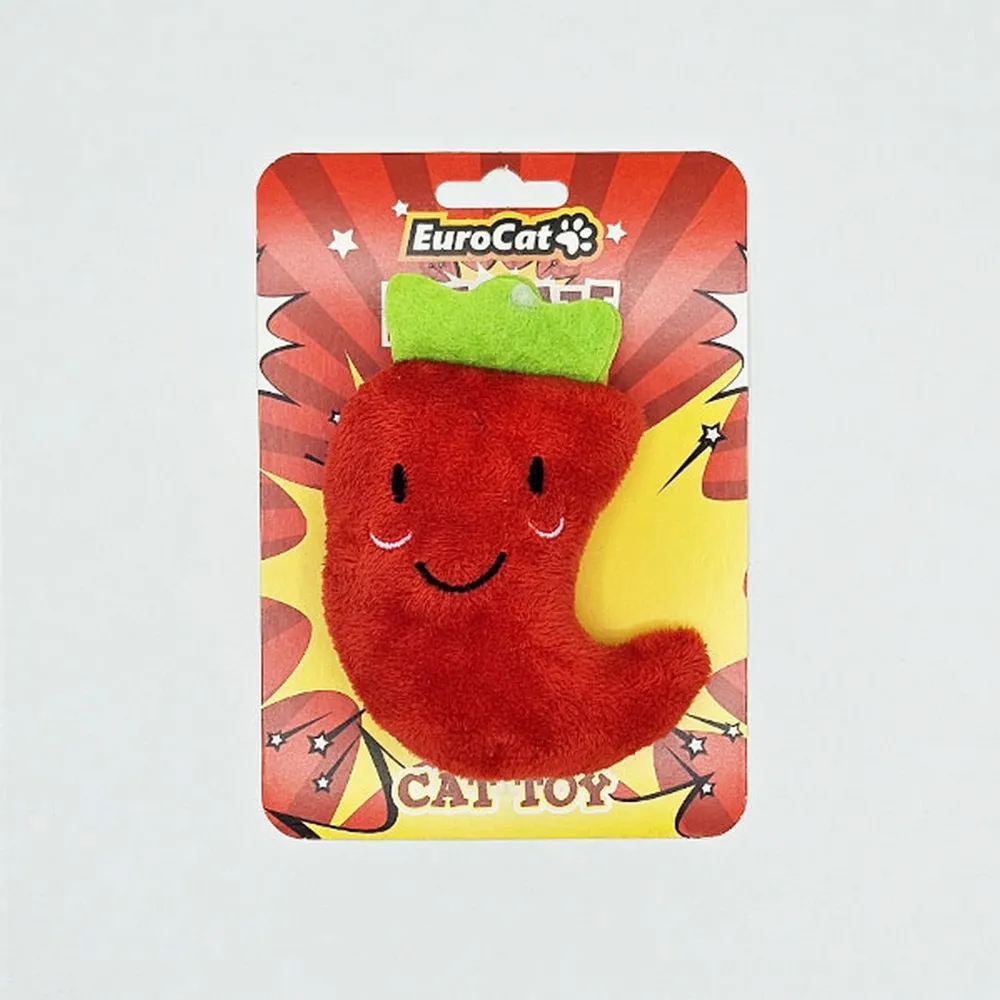 Eurocat Kedi Oyuncağı Peluş Kırmızı Biber