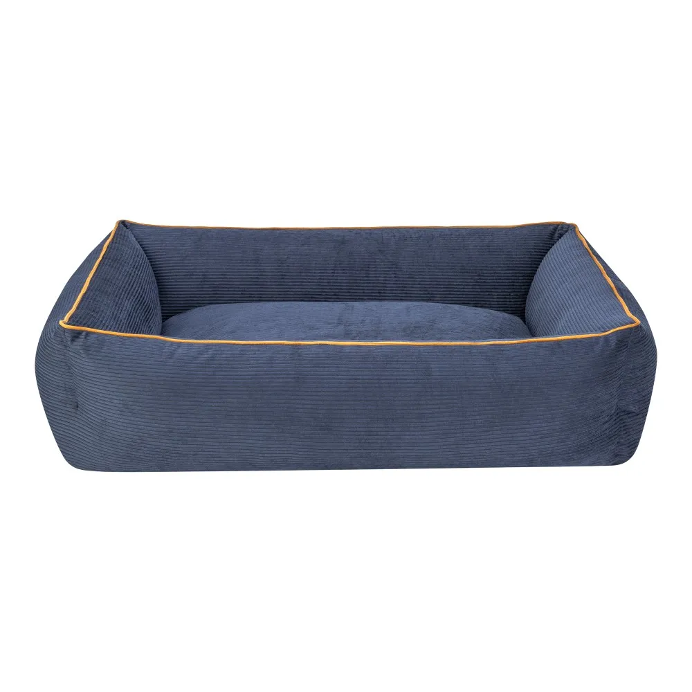 Pet Comfort Golf  Köpek Yatağı Parliament Mavi W Hardal Biye M 90X70Cm