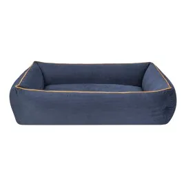 Pet Comfort Golf  Köpek Yatağı Parliament Mavi W Hardal Biye L 105X80Cm