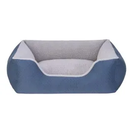 Pet Comfort Echo  Köpek Yatağı Mavi/gri Peluş M 80X65Cm