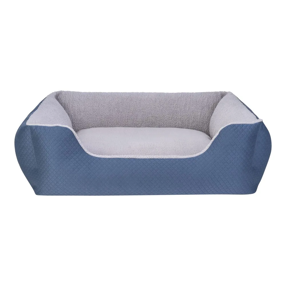 Pet Comfort Echo  Köpek Yatağı Mavi/gri Peluş L 105X80Cm