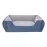 Pet Comfort Echo  Köpek Yatağı Mavi/gri Peluş L 105X80Cm