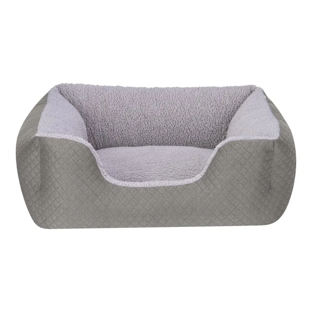 Pet Comfort Echo  Kedi Ve Köpek Yatağı Gri/gri Peluş S 60X50Cm