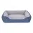 Pet Comfort Bravo Duo  Köpek Yatağı Mavi/gri Peluş M 75X60Cm
