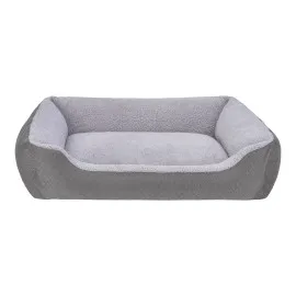 Pet Comfort Bravo Duo  Köpek Yatağı Gri/gri Peluş L 90X70Cm