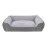 Pet Comfort Bravo Duo  Köpek Yatağı Gri/gri Peluş Xl 105X80Cm