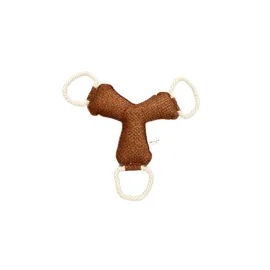 Pet Comfort İpli Bumerang Köpek Oyuncağı Kiremit 30Cm