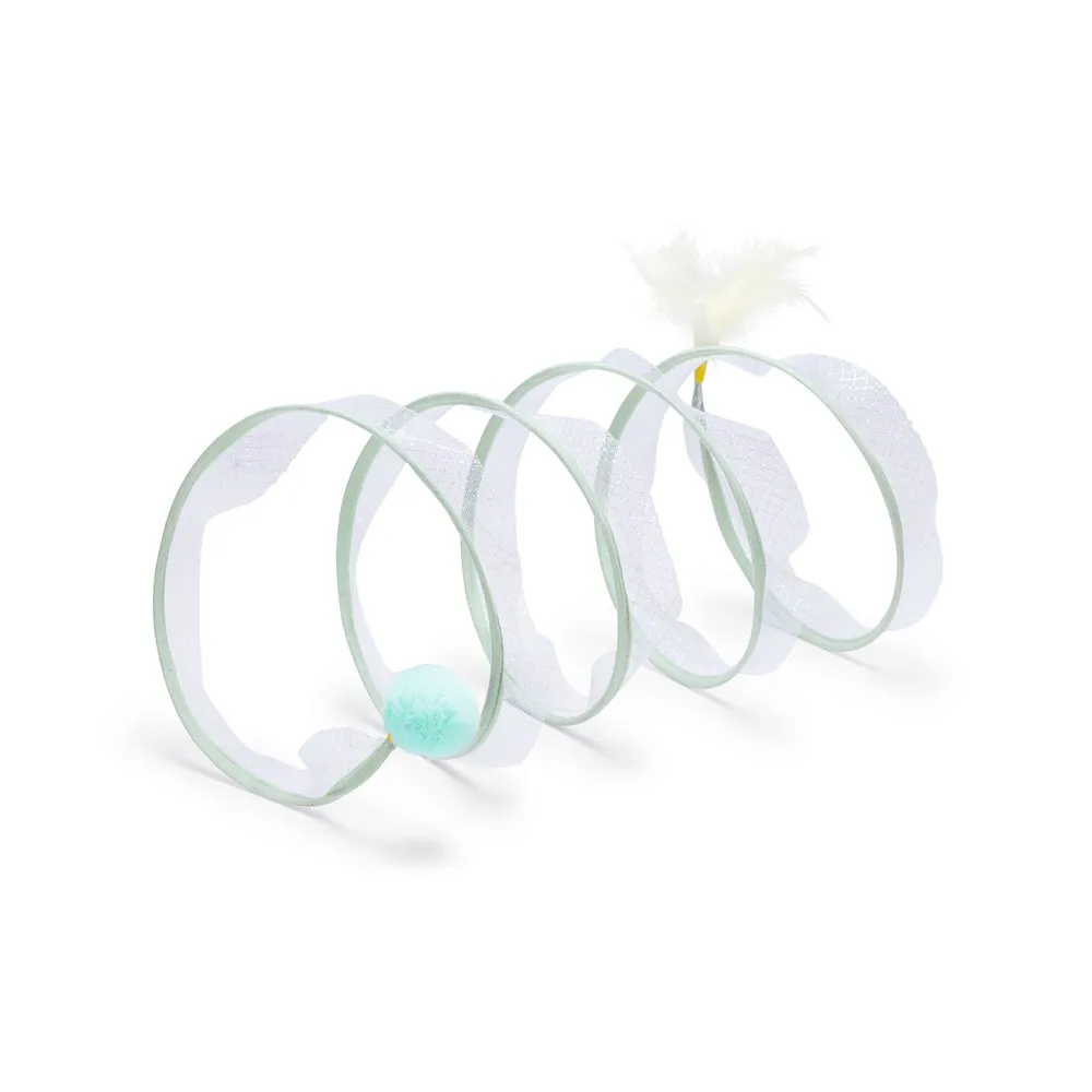 Beeztees Yavru Kedi Tüneli, Spiral Şeklinde, 60X25X25Cm