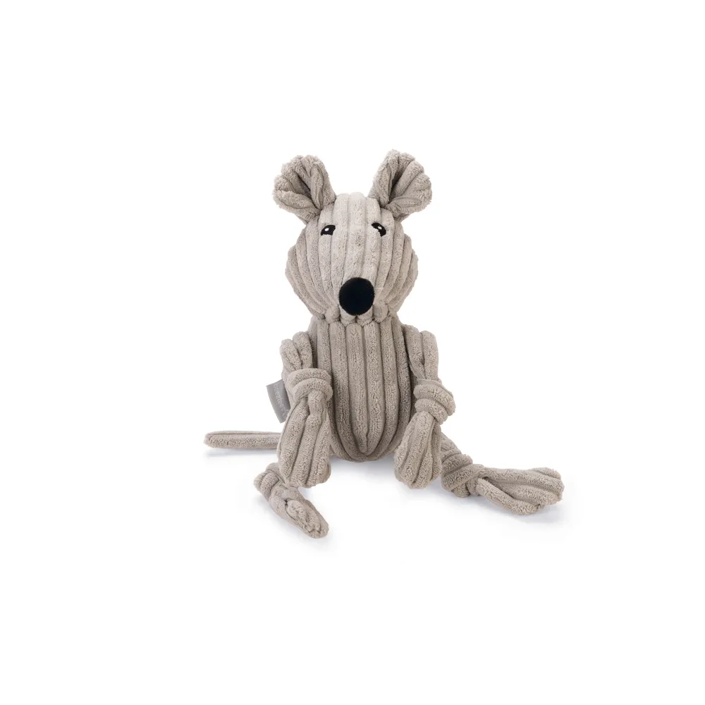Beeztees Köpek Oyuncağı, Fare, Kadife, Gri, 30X11X11,5Cm