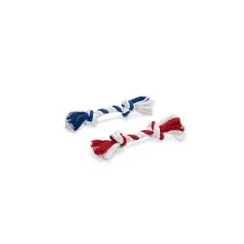 Beeztees Köpek Oyuncağı, Çift Düğümlü Diş İpi, Pamuk İplerden, 18X2,5X2,5Cm, 50Gr