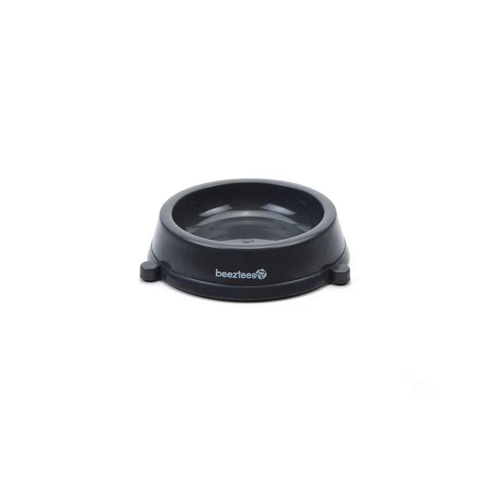 Beeztees Kedi Mama Su Kabı, Kaymaz, Plastik, Antrasit 17Cm