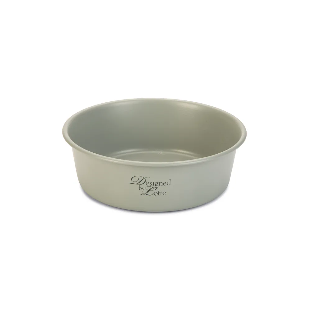 Beeztees Dbl Köpek Mama Su Kabı, Mat Gri Paslanmaz Çelik, 20Cm, 1,9L