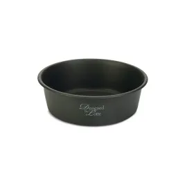 Beeztees Dbl Köpek Mama Su Kabı, Mat Siyah Paslanmaz Çelik, 20Cm, 1,9L