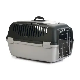 Beeztees Köpek Veya Kedi Taşıma Kabı, 12Kg'ye Kadar, Koyu Gri/gri, 61X40X38Cm