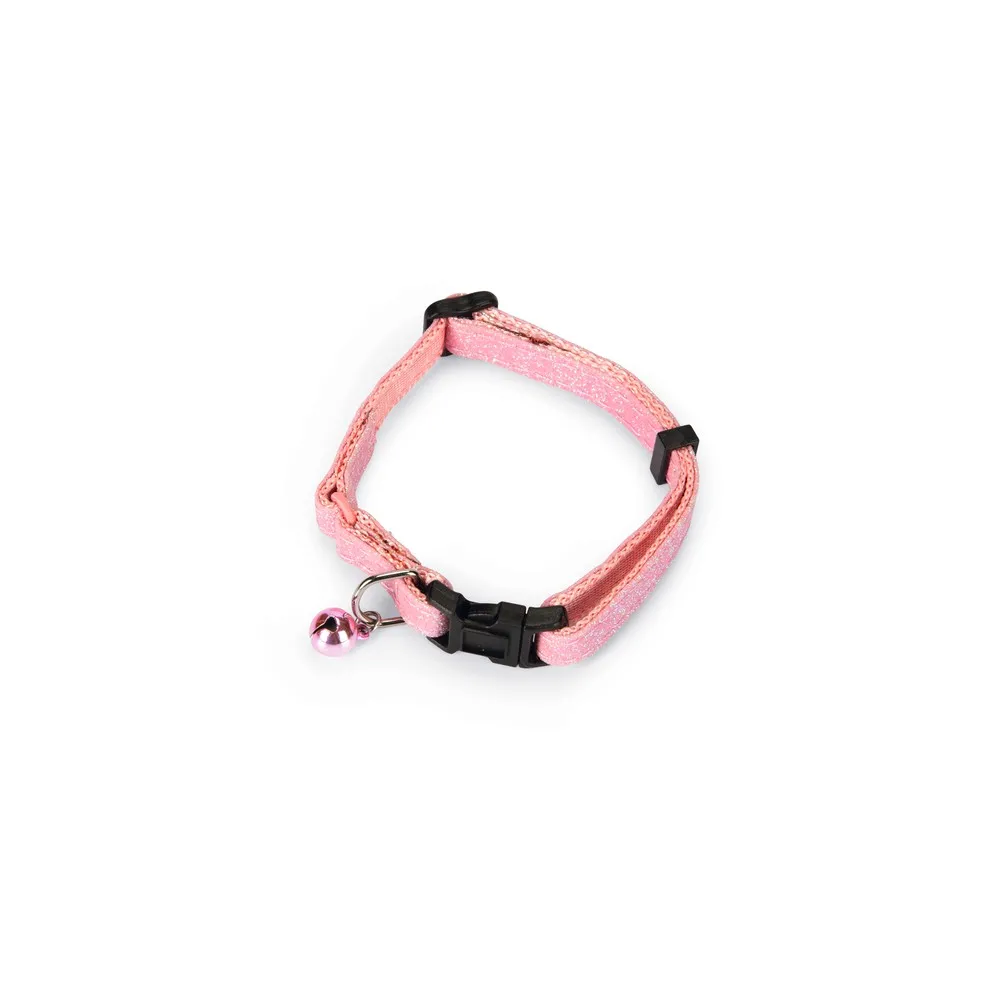 Beeztees Kedi Boyun Tasması, Zilli, Pembe, 23-32Cm