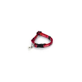 Beeztees Yavru Kedi Boyun Tasması, Zilli, Kırmızı, 17,5-23Cm