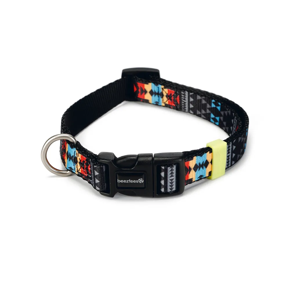 Beeztees Köpek Boyun Tasması, Renkli Desenli, 35-50Cm, 20Mm