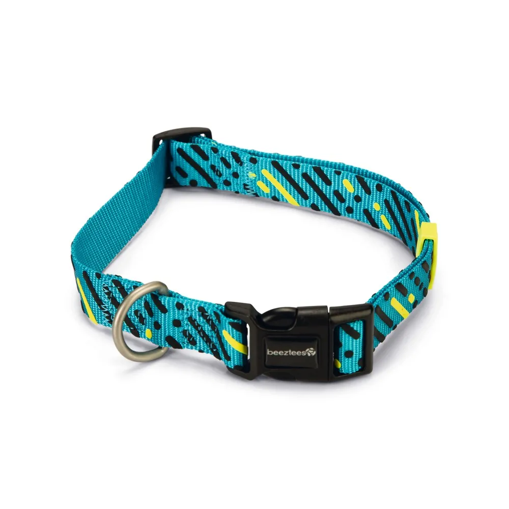 Beeztees Köpek Tasması, Turkuaz, 48-70Cm, 25Mm
