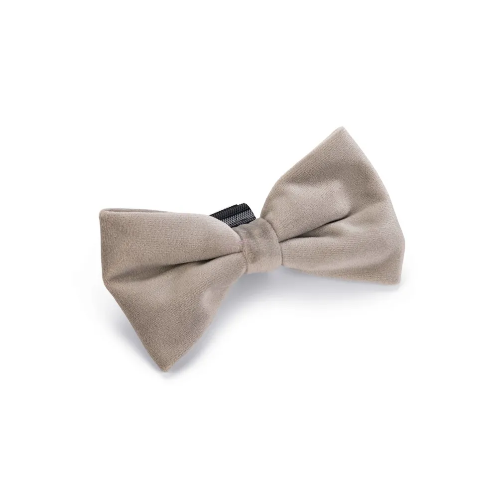 Beeztees Dbl Köpek Papyonu, Kadife, Gri, 12Cm