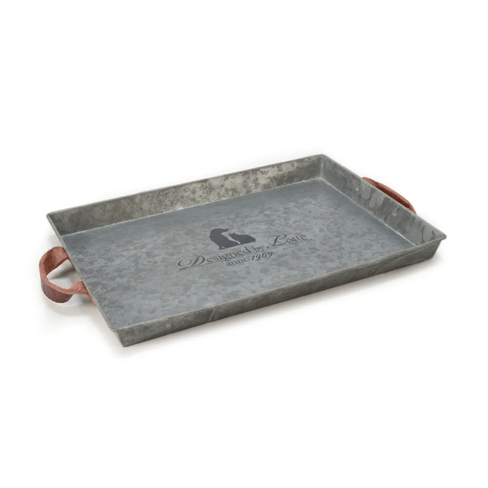 Beeztees Dbl Köpek Veya Kedi Mama Su Kabı Servis Tepsisi, Altlığı, Çinko, 48X34X4Cm