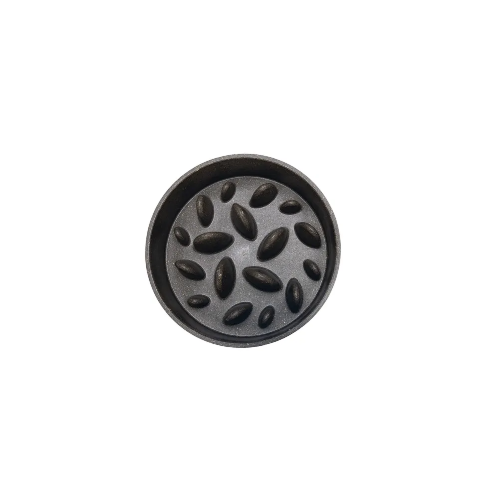 Beeztees Dbl Köpek Yavaş Besleme Mama Kabı, Bambu, Antrasit, 17Cm, 800Ml