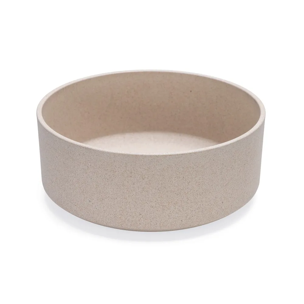 Beeztees Dbl Köpek Mama Su Kabı, Bambu, Bej, 21Cm, 1430Ml