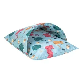 Pet Comfort Cave Lotus Kedi Yatağı Mavi 60X45Cm