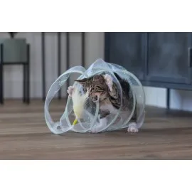 Beeztees Yavru Kedi Tüneli, Spiral Şeklinde, 60X25X25Cm