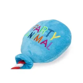 Beeztees Köpek Oyuncağı, Parti Balonu, Peluş, Mavi, 39X13X7,5Cm
