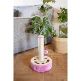 Beeztees Kedi Tırmalama Ve Oyuncağı, Pembe, 27X27X40Cm