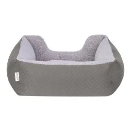 Pet Comfort Echo  Kedi Ve Köpek Yatağı Gri/gri Peluş S 60X50Cm