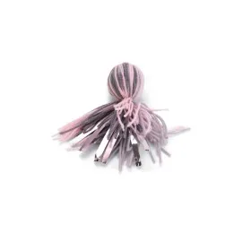 Beeztees Kedi Oyuncağı, Ahtapot, Yün Ve Kurdela, Pembe Ve Gri, 12X4X4Cm