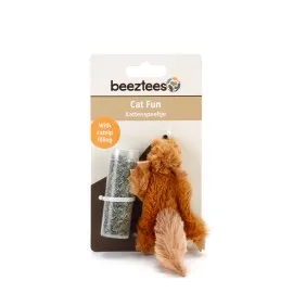 Beeztees Kedi Oyuncağı, Sincap, Kediotlu, Peluş, 14Cm