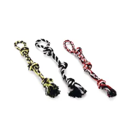 Beeztees Köpek Oyuncağı, Üç Düğümlü Diş İpi, Tutamaçlı, 40Cm, 115Gr