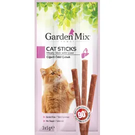 Gardenmix Ciğerli Kedi Stick Ödül 3 X 5G X 5 Adet
